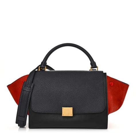 CELINE Bullhide Calfskin Nubuck Medium Tri